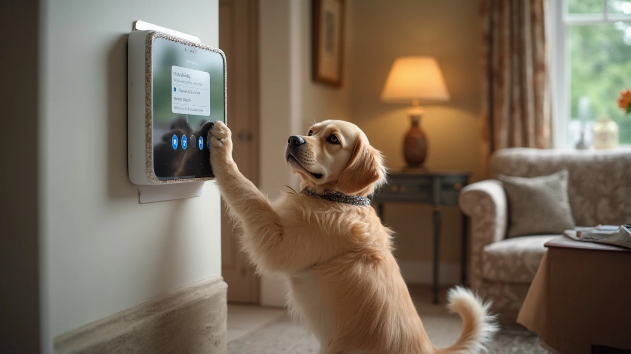 Set Your House Alarm with Pets in Mind