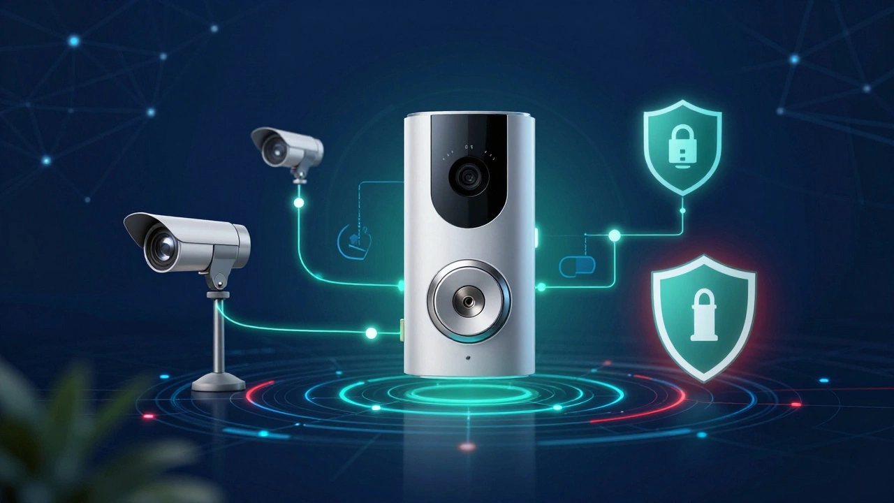 Integrated smart home security system with locks and lights