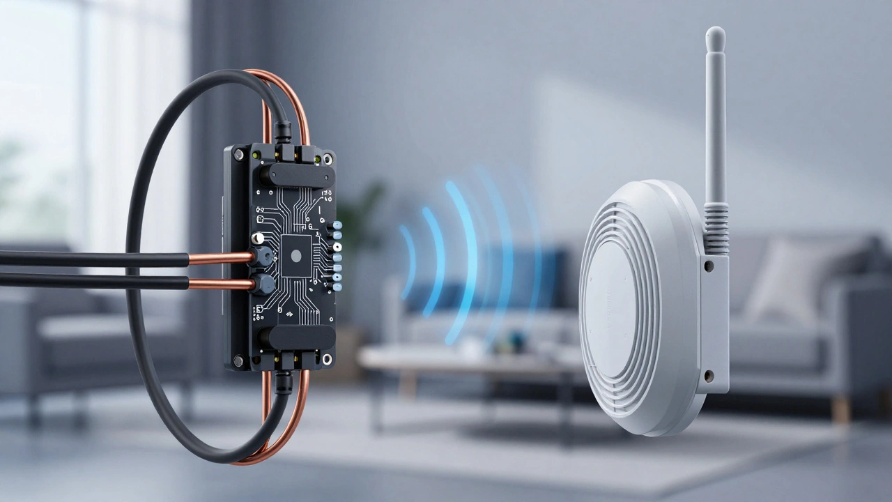 Comparison of wired copper connections vs wireless radio signals